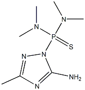 (5-Amino-3-methyl-1H-1,2,4-triazol-1-yl)bis(dimethylamino)phosphine sulfide,,结构式