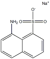 8-Amino-1-naphthalenesulfonic acid sodium salt,,结构式