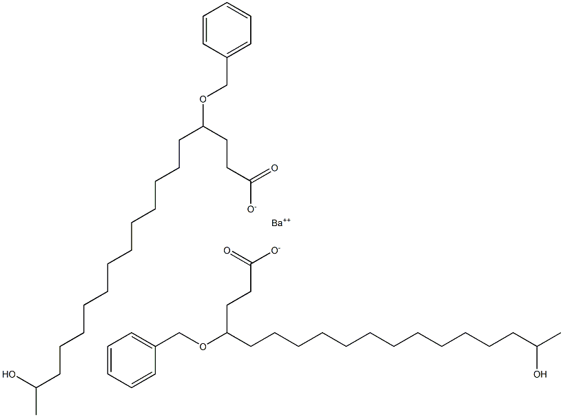 Bis(4-benzyloxy-17-hydroxystearic acid)barium salt