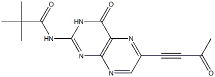  N-[[3,4-Dihydro-4-oxo-6-[3-oxo-1-butynyl]pteridin]-2-yl]-2,2-dimethylpropanamide