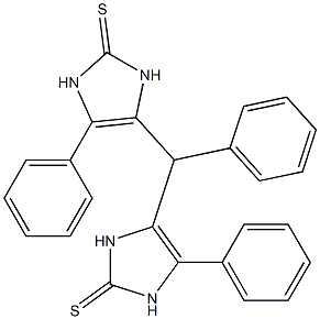 4,4'-Phenylmethylenebis(5-phenyl-4-imidazoline-2-thione),,结构式