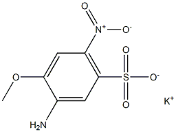 3-Amino-4-methoxy-6-nitrobenzenesulfonic acid potassium salt