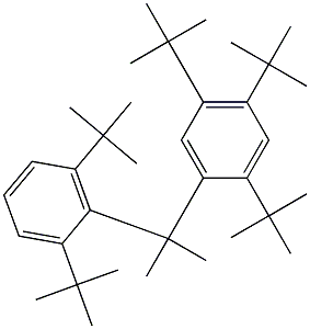 2-(2,4,5-Tri-tert-butylphenyl)-2-(2,6-di-tert-butylphenyl)propane|