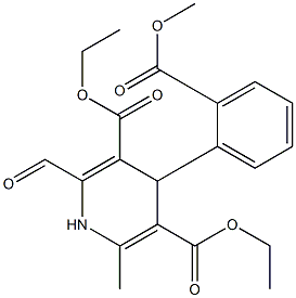 4-(2-Methoxycarbonylphenyl)-2-formyl-6-methyl-1,4-dihydropyridine-3,5-dicarboxylic acid diethyl ester|