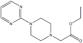 2-[4-(Ethoxycarbonylmethyl)piperazino]pyrimidine Structure