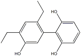 4',6'-Diethyl-1,1'-biphenyl-2,3',6-triol