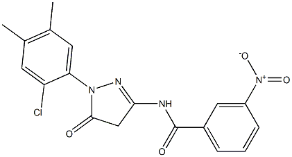 1-(2-Chloro-4,5-dimethylphenyl)-3-(3-nitrobenzoylamino)-5(4H)-pyrazolone