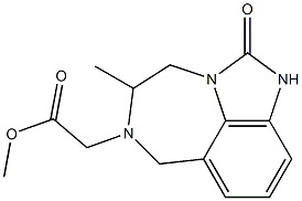 1,2,4,5,6,7-Hexahydro-5-methyl-2-oxoimidazo[4,5,1-jk][1,4]benzodiazepine-6-acetic acid methyl ester