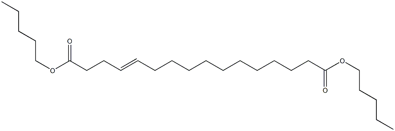 4-Hexadecenedioic acid dipentyl ester Struktur
