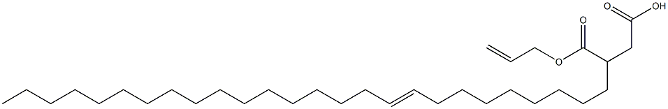 3-(9-Hexacosenyl)succinic acid 1-hydrogen 4-allyl ester 结构式