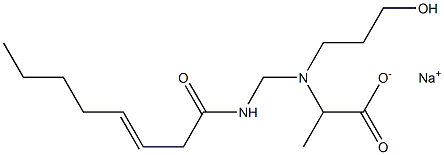  2-[N-(3-Hydroxypropyl)-N-(3-octenoylaminomethyl)amino]propionic acid sodium salt