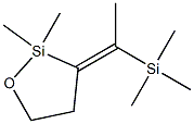 3-[1-(Trimethylsilyl)ethylidene]-2,2-dimethyl-1-oxa-2-silacyclopentane 结构式