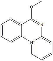 6-メトキシピリド[1,2-a]キナゾリン-11-イウム 化学構造式