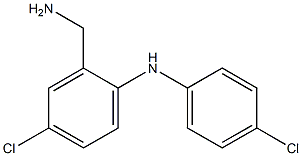 N-(4-Chlorophenyl)-2-amino-5-chlorophenylmethanamine Struktur
