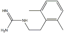 1-[2-(2,6-Dimethylphenyl)ethyl]guanidine,,结构式