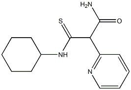 N-Cyclohexyl-2-carbamoyl-2-(2-pyridyl)thioacetamide