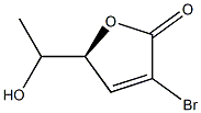 3-Bromo-5-[(S)-1-hydroxyethyl]furan-2(5H)-one Struktur