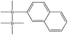 1-(2-Naphtyl)-1,1,2,2,2-pentamethyldisilane,,结构式