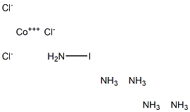 Iodopentamminecobalt(III) chloride,,结构式