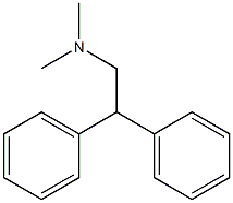 N,N-Dimethyl-2,2-diphenylethanamine Struktur