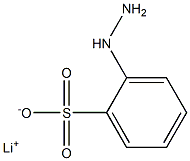 2-Hydrazinobenzenesulfonic acid lithium salt,,结构式