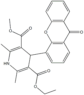 1,4-Dihydro-2,6-dimethyl-4-(9-oxo-9H-xanthen-4-yl)pyridine-3,5-dicarboxylic acid 3-ethyl 5-methyl ester