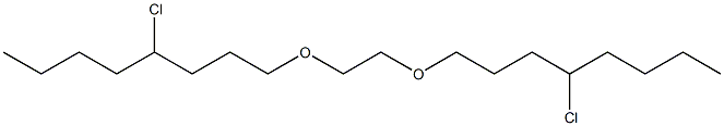 1,1'-[1,2-Ethanediylbis(oxy)]bis(4-chlorooctane) 结构式