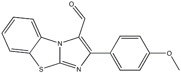 2-(4-Methoxyphenyl)imidazo[2,1-b]benzothiazole-3-carbaldehyde Structure