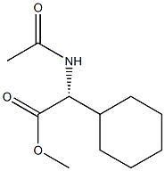 (R)-Cyclohexyl(acetylamino)acetic acid methyl ester Structure