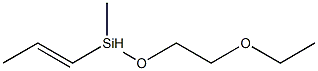 (2-Ethoxyethoxy)(methyl)(1-propenyl)silane Struktur