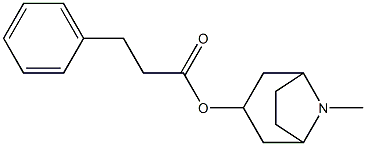 Benzenepropanoic acid 8-methyl-8-azabicyclo[3.2.1]octan-3-yl ester,,结构式