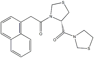 (4S)-4-[(Thiazolidin-3-yl)carbonyl]-3-[(1-naphthalenylmethyl)carbonyl]thiazolidine