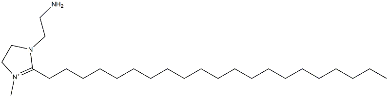 1-(2-Aminoethyl)-2-henicosyl-4,5-dihydro-3-methyl-1H-imidazol-3-ium Structure