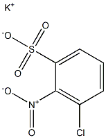 3-クロロ-2-ニトロベンゼンスルホン酸カリウム 化学構造式