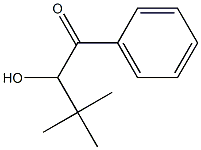 (1-ヒドロキシ-2,2-ジメチルプロピル)フェニルケトン 化学構造式