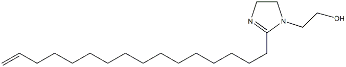 2-(15-Hexadecenyl)-2-imidazoline-1-ethanol Structure