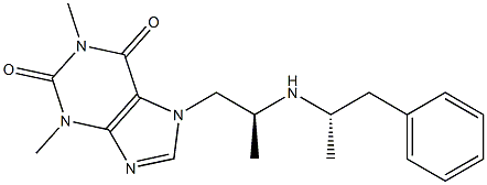 1,3-Dimethyl-7-[(S)-2-[[(S)-1-methyl-2-phenylethyl]amino]propyl]-7H-purine-2,6(1H,3H)-dione