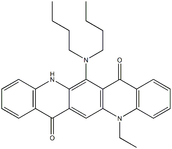 6-(Dibutylamino)-12-ethyl-5,12-dihydroquino[2,3-b]acridine-7,14-dione|