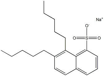 7,8-Dipentyl-1-naphthalenesulfonic acid sodium salt