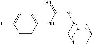 1-(1-Adamantyl)-3-(4-iodophenyl)guanidine Structure