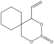 1-Vinyl-2,4-dioxa-3-thiaspiro[5.5]undecane3-oxide