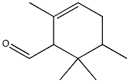 2,5,6,6-Tetramethyl-2-cyclohexene-1-carbaldehyde Structure