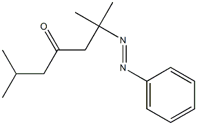 2,6-Dimethyl-2-(phenylazo)heptan-4-one