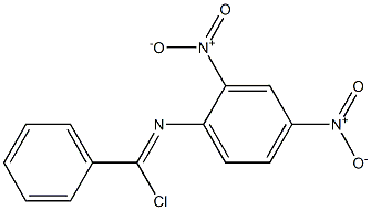 Chloro(phenyl)-N-(2,4-dinitrophenyl)methanimine Structure