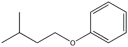 Phenyl 3-methylbutyl ether Structure
