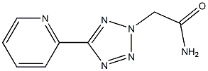 5-(2-Pyridyl)-2H-tetrazole-2-acetamide Structure