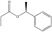 Propanoic acid (S)-1-phenylethyl ester Structure