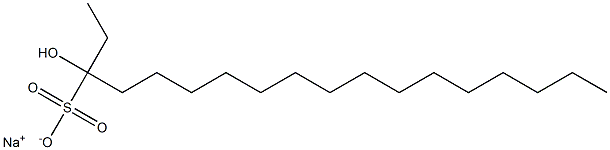 3-Hydroxyoctadecane-3-sulfonic acid sodium salt