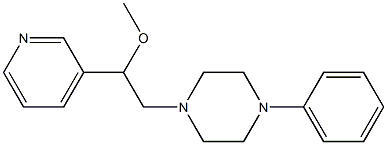 1-[2-Methoxy-2-(3-pyridyl)ethyl]-4-phenylpiperazine