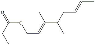 Propionic acid 3,4-dimethyl-2,6-octadienyl ester|